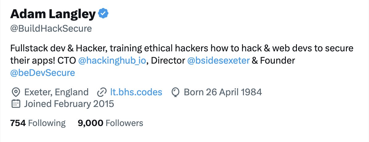 Adam Langley tweet media