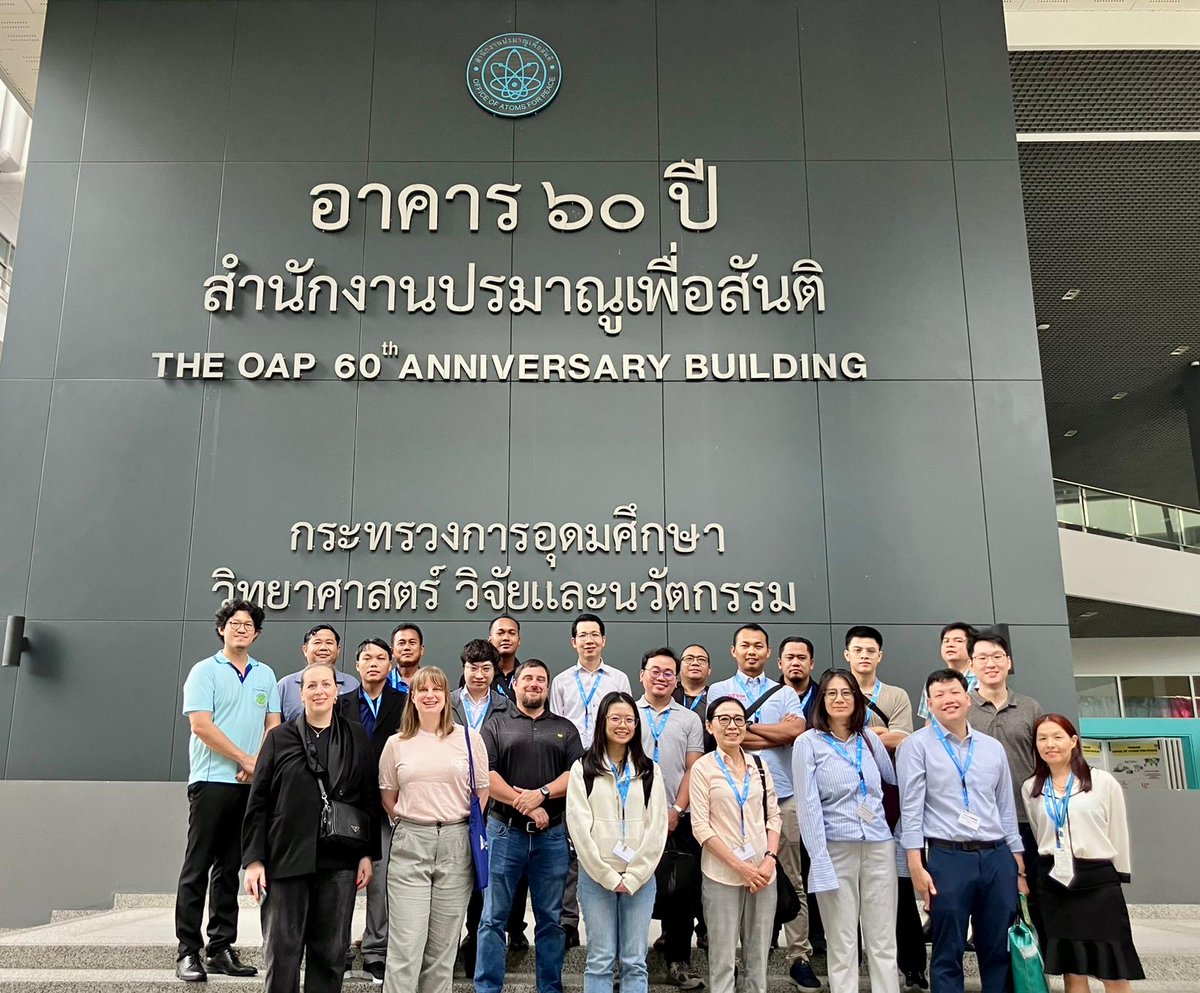 WINS_org's tweet image. Many thanks to our partners at Thailand's @atomsnet and the participants from all around the ASEAN region for making our regional training course on the secure transport of radioactive material a success!