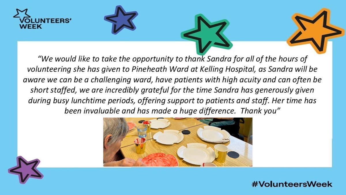 Here Pineheath Ward in Kelling would like to say a big well done to Sandra for giving up her time to help patients who need it most #volunteersweek2025 <a href="/NCHC_NHS/">NCH&C</a> <a href="/VoluntaryNfk/">Voluntary Norfolk</a> #VolunteersWeek