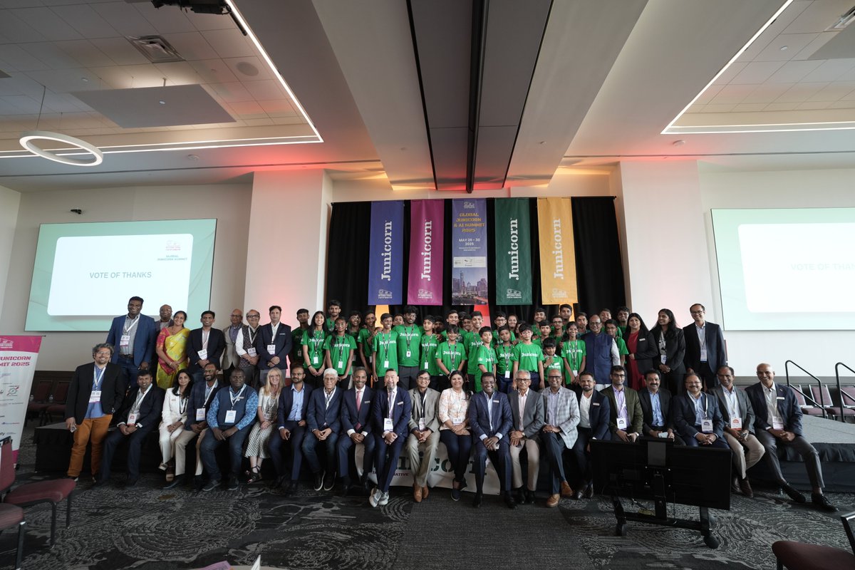 Young Tinker Foundation (@youngtinkerfdn) on Twitter photo Thrilled to share that 8 of our #YoungTinkers represented 🇮🇳 at the Global <a href="/IsfJunicorn/">ISF Junicorn</a> &AI Summit2025 <a href="/txst/">Texas State University</a>!
They pitched 5 startups—from CubeSats to Masala GPT—earning praise, mentorship&funding!
<a href="/Nasdaq/">Nasdaq</a> <a href="/NASA/">NASA</a> <a href="/IndianEmbassyUS/">India in USA</a> <a href="/SanjogitaMishra/">Sanjogita Mishra</a> <a href="/AnilPradhanEdu/">Anil Pradhan</a> <a href="/VaishaliTinkers/">Vaishali Sharma</a> Thrilled to share that 8 of our #YoungTinkers represented 🇮🇳 at the Global <a href="/IsfJunicorn/">ISF Junicorn</a> &AI Summit2025 <a href="/txst/">Texas State University</a>!
They pitched 5 startups—from CubeSats to Masala GPT—earning praise, mentorship&funding!
<a href="/Nasdaq/">Nasdaq</a> <a href="/NASA/">NASA</a> <a href="/IndianEmbassyUS/">India in USA</a> <a href="/SanjogitaMishra/">Sanjogita Mishra</a> <a href="/AnilPradhanEdu/">Anil Pradhan</a> <a href="/VaishaliTinkers/">Vaishali Sharma</a>