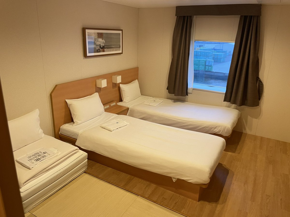 今夜のお宿(お船)
ちなみに1人です