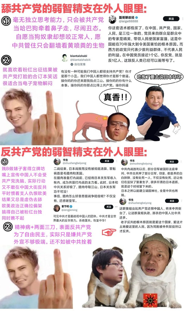 羲皇🇨🇳鉴赏支人乐子bot【羲皇真名王尧:发情老太婆,云南农村寡妇,可约炮💃🏻】 tweet media