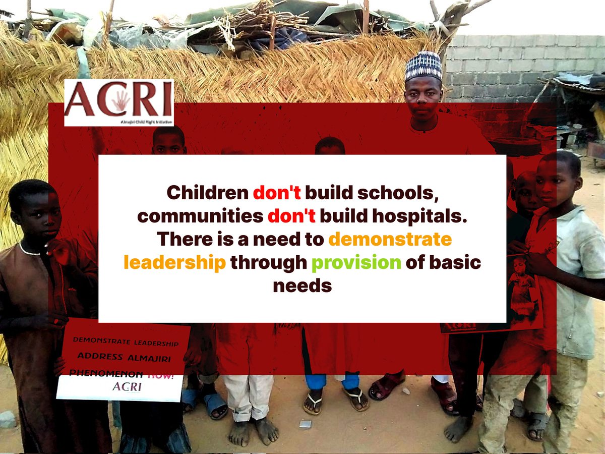 Almajiri Child Rights Initiative (ACRI) tweet media