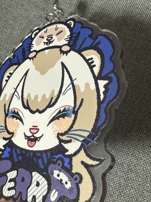 フェレットの擬人化ちゃん 両面印刷なので裏も表も表情違いのフェレットちゃんが楽しめます 次のBLACK OUT!より販売します よろしくお願いします #usachimus #pr #宣伝 #広告 #ferret #擬人化