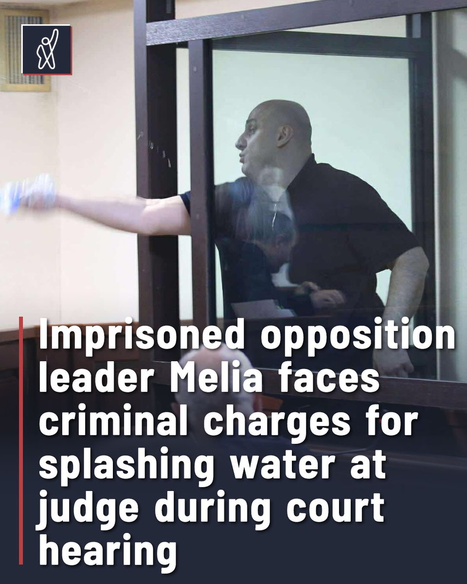 Georgian authorities have opened a criminal investigation against opposition leader Nika Melia after he splashed water at Judge Irakli Shvangiradze during a court hearing on May 30. The investigation has been launched under Article 366 of the Criminal Code, which deals with