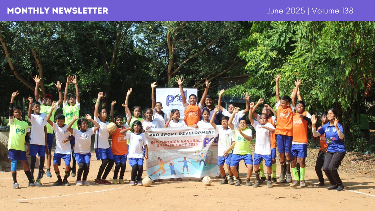 🟣 Partnered with TAFISA to implement the Girls Positive and Safe Coaching Pathway 2025
🟣 Conducted training for Sangath’s MeWeSports team in Goa
🟣 Hosted our annual summer camp in Bhubaneswar with 175 young people
Catch all the May 2025 highlights 👇🏽
mailchi.mp/prosportdev/ju…