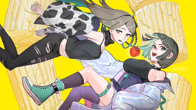 【お仕事募集】 イラスト、キャラデザなどのお仕事を個人法人問わず募集しています。 短納期でも条件によっては可能な場合があります。 リプにポートフォリオサイトのURLを載せていますので、そちらのcontactよりお気軽にご相談ください! Skebも募集中です〜!