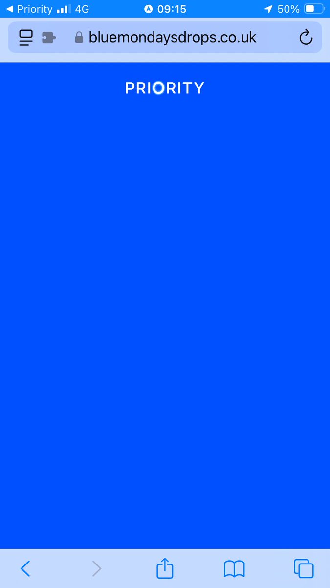Dannyboy_no1's tweet photo. @O2 is the blue Mondays currently down? I clicked play and got a blue screen and then  told to try again over and over in an endless loop https://t.co/CmWAzgMjTn