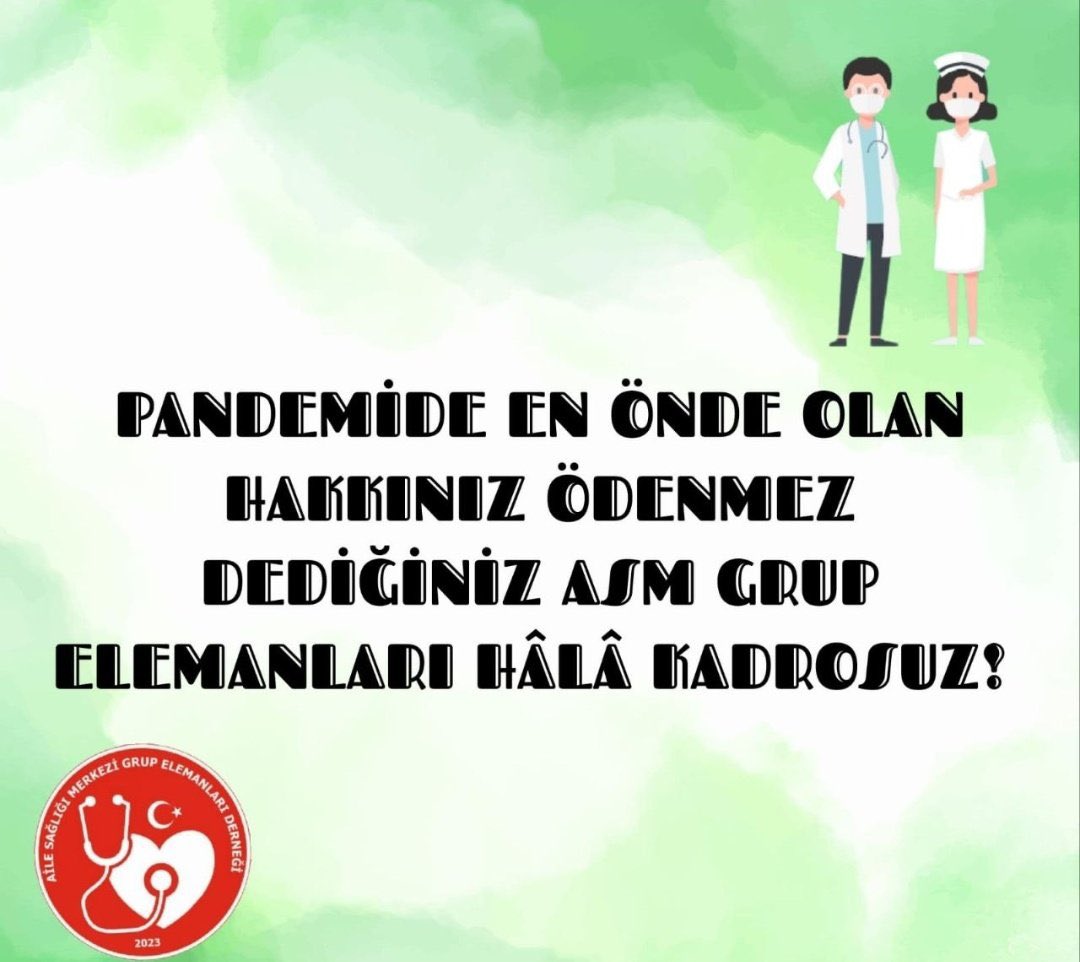 Bizler sağlıkçıyız özlük haklarımızla mesleğimizi sağlıkçı sıfatı ile yapmak istiyoruz 
#Güvenceliçalışmaistiyoruz