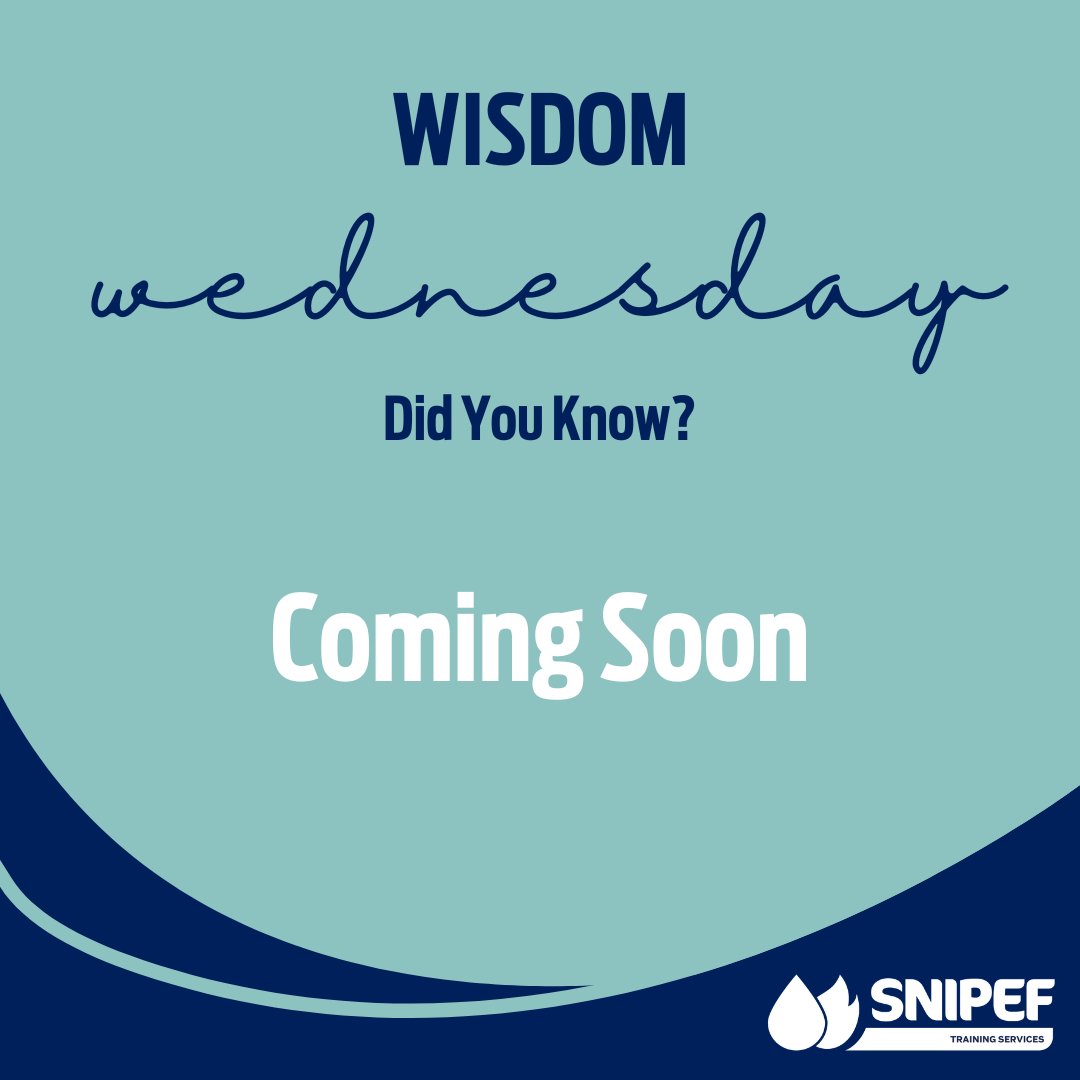 🔧💡 Wisdom Wednesday is Coming Soon! 💡🔧

Get ready for our new “Did You Know?” series where we’ll be sharing bite-sized tips on plumbing safety, industry regulations and career advice for aspiring pros!
#WisdomWednesday #DidYouKnow  #StayInformed #SnipeftrainingServices