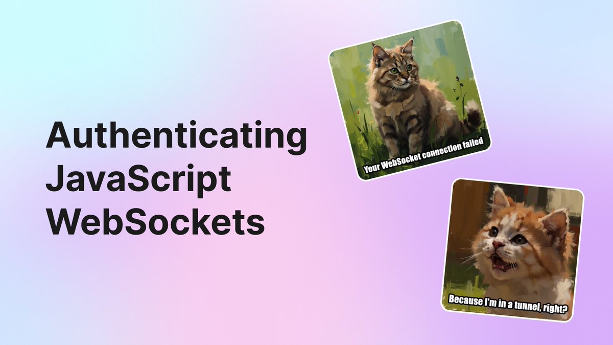 TalkJS's tweet image. WebSocket auth fail for your real-time messaging? Try in-band authentication! Authenticate after the WebSocket opens to avoid silent token errors
  • Avoid nasty edge cases
  • Ensure smooth reconnections
  • Keep users happy 
Check it out: talkjs.com/resources/auth…