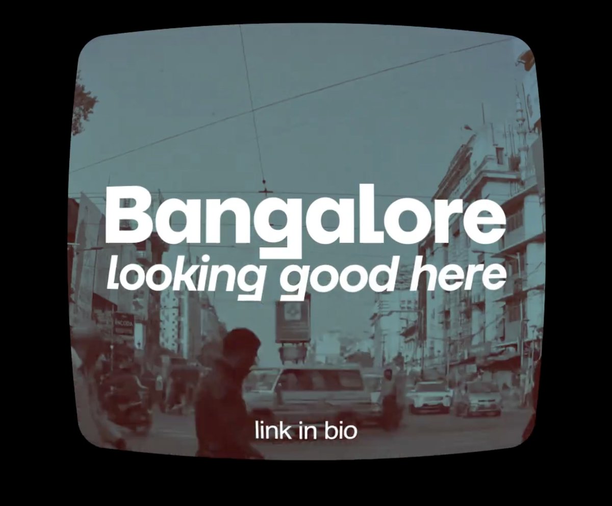 GM Bengaluru 🌇

The final week before the auditions is here and we're stoked to be coming to the land of code and culture! 

If you're around over the weekend, come say hi at the Aptos Community Hub at the venue and meet the team.

Plus a surprise guest you'll find out about