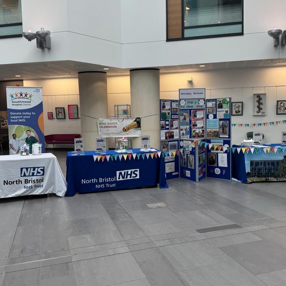 NBT Patient Experience Team (@nbtpatient) on Twitter photo Happy National Volunteers’ Week 2025.
A massive thank you to the 440+ volunteers <a href="/NorthBristolNHS/">North Bristol NHS Trust</a>
We have stalls in the Atrium Monday - Friday 10-4 with lots of volunteering info & handing out tokens of appreciation to our volunteers!
@volunteers_week
#VolunteersWeek Happy National Volunteers’ Week 2025.
A massive thank you to the 440+ volunteers <a href="/NorthBristolNHS/">North Bristol NHS Trust</a>
We have stalls in the Atrium Monday - Friday 10-4 with lots of volunteering info & handing out tokens of appreciation to our volunteers!
@volunteers_week
#VolunteersWeek