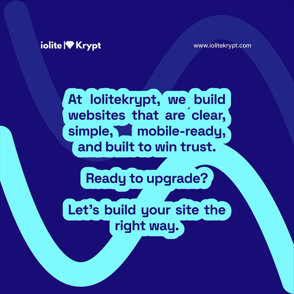 iolitekrypt's tweet image. Is your website scaring visitors away?👀
A confusing website = lost customers.
Swipe through and take the guesswork out of your website today.
iolitekrypt.com
#iolitekrypt #websitestips #webdesignsolutions