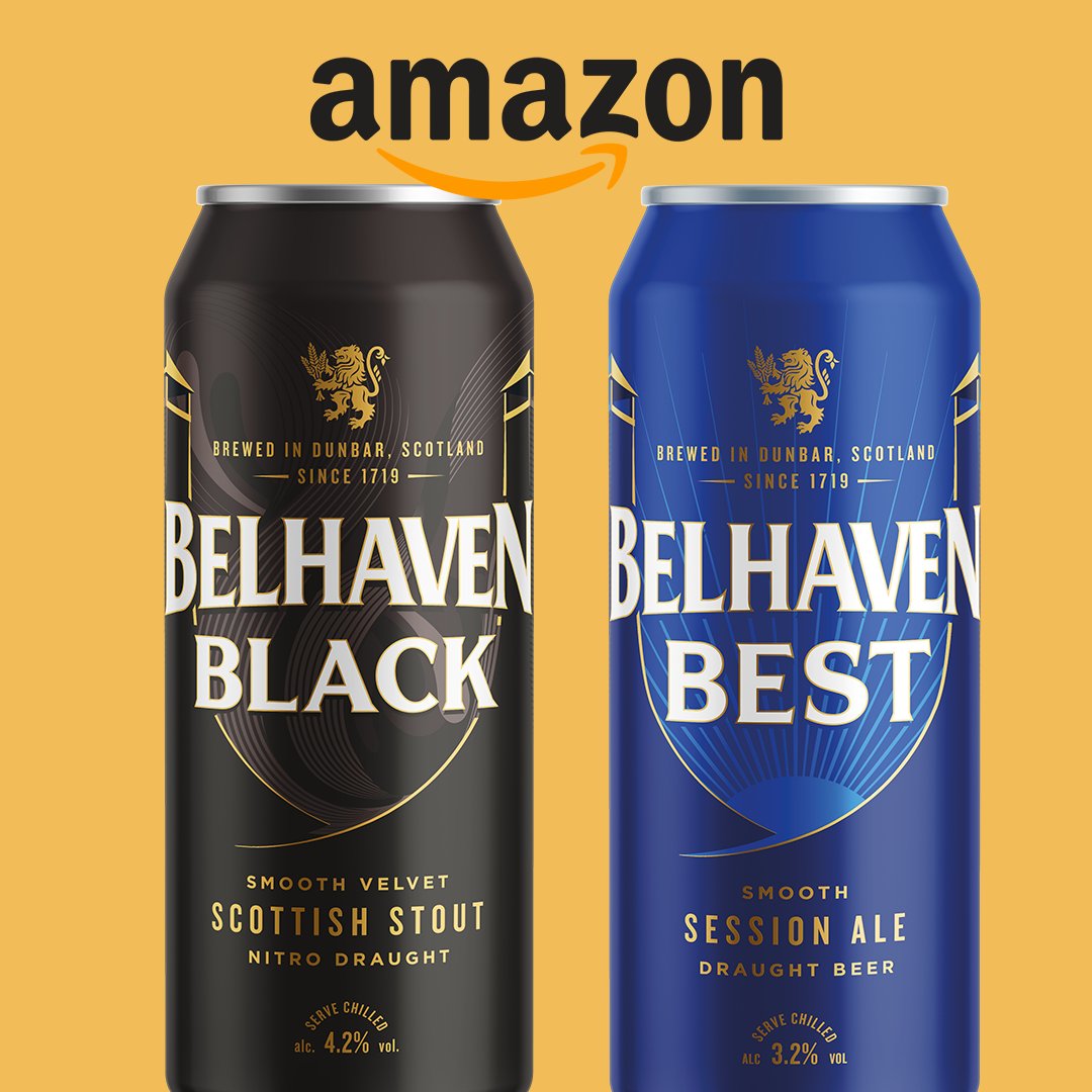 Looking to buy our Nitro Cans?? Look no further!! @Amazonuk sells both of our smooth velvet Scottish Stout, Belhaven BLACK and our smooth Session Ale, Belhaven BEST. Both available in 24 packs!🍺 

#BelhavenBLACK #BelhavenBEST #Stout #Ale #BelhavenBrewery #ScottishBeer
