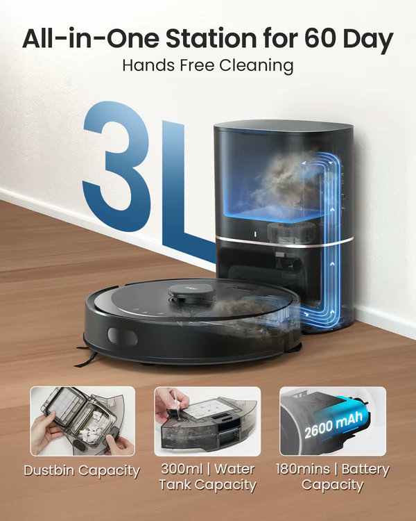 Tired of pet fur everywhere no matter how much you sweep? 😩

✨ With 5300Pa ultra-powerful suction, the RV30 Max Plus doesn’t just clean — it deep cleans.
🧹 Pet hair? Gone. Dust? History. Crumbs? What crumbs?

Learn more: ow.ly/ptS150W1th0 
 
#TapoRV30MaxPlus #PetHair
