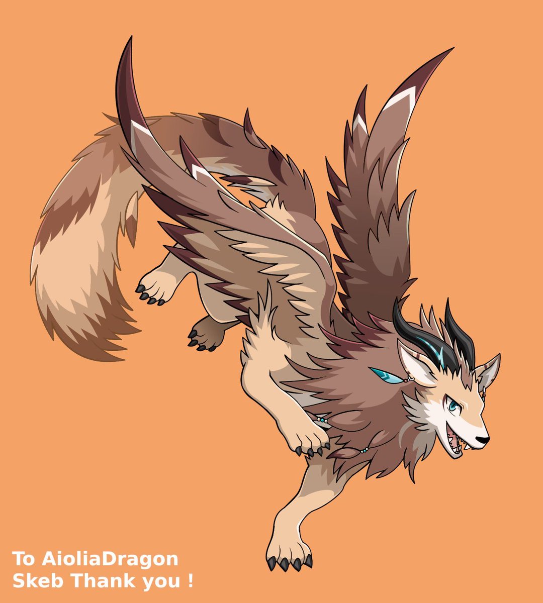 zui_0's tweet image. AioliaDragonさんのオリキャラを描かせていただきました!
ちょっと解釈に自信がないんですが、狼の姿のデザインを描いてほしいということかな?と判断しました。
スケブありがとうございました!
#Skeb #commission