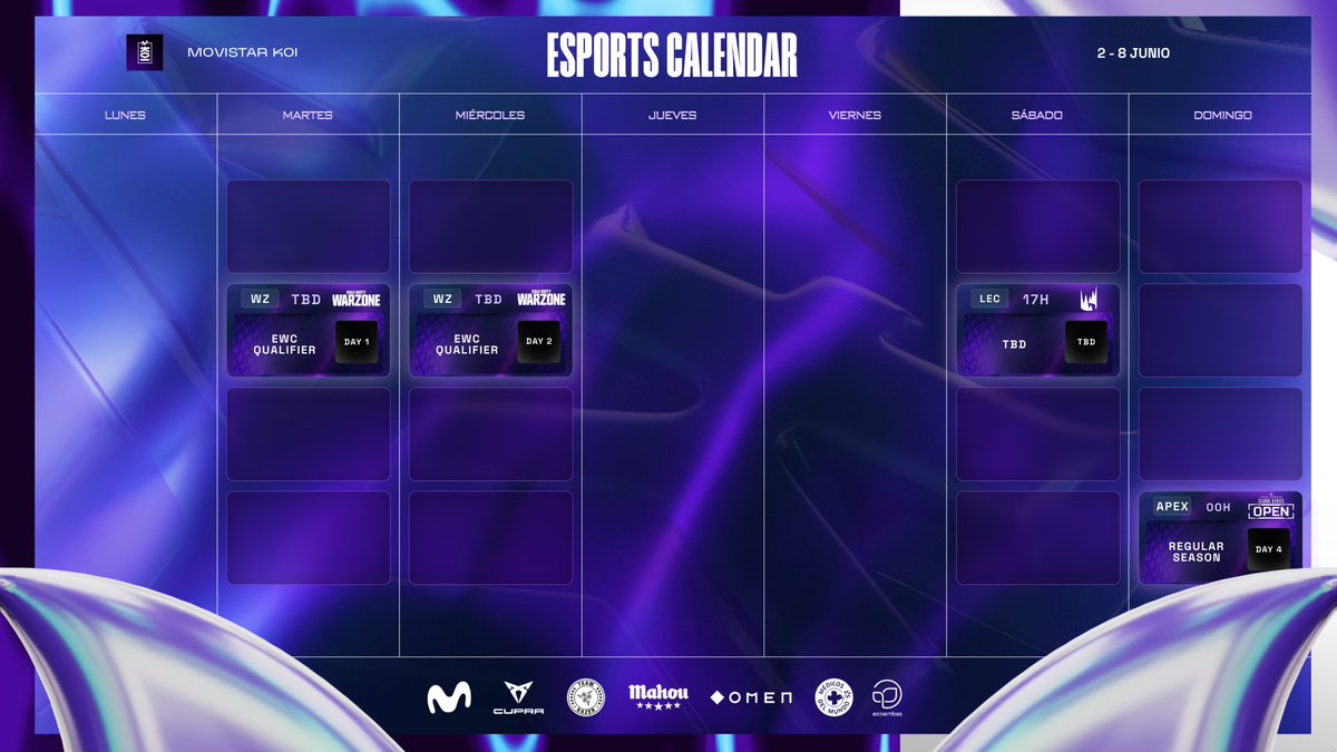 NUEVA SEMANA DE COMPETICIONES 📆

VAMOS A POR TODAS.

#goMKOI #MKOIWIN