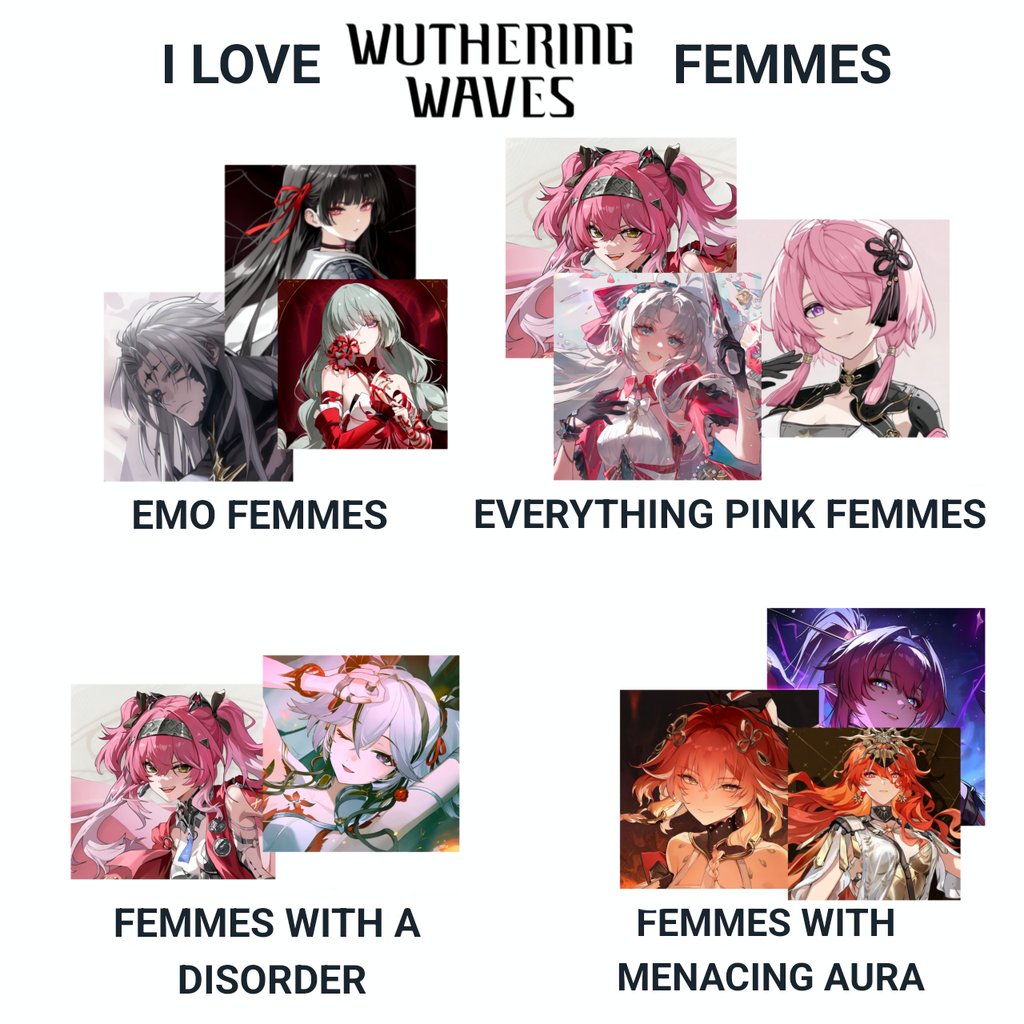 we LOVE wuwa femmes here 🤍