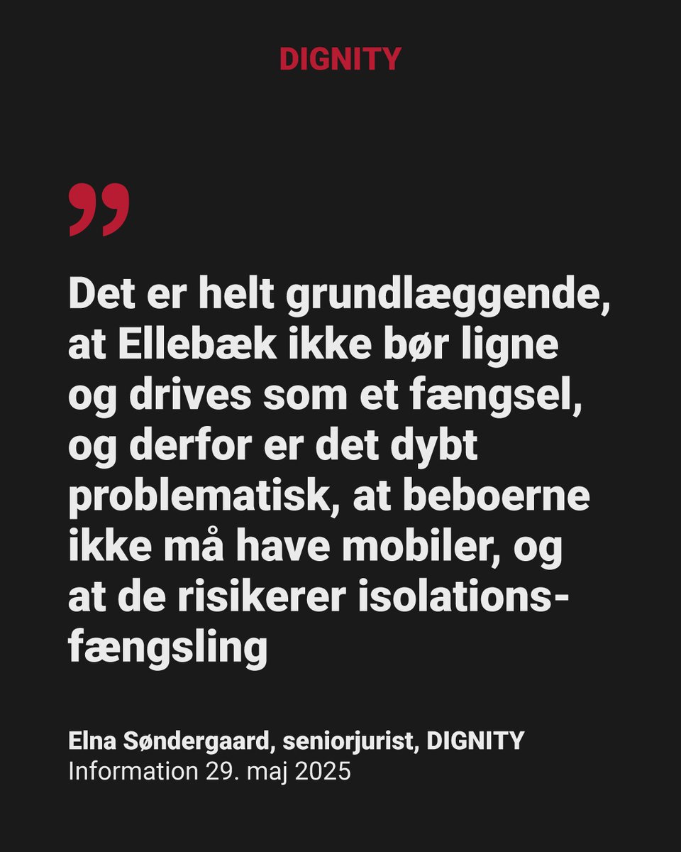 Forholdene på Ellebæk har været kritiseret af både <a href="/CoE_CPT/">CPT</a> &amp; FNs torturkomité for at være drevet som et fængsel, selvom det ikke er et fængsel.

<a href="/informeren/">Dagbladet Information</a> afslører, at flere af de afviste asylansøgere arbejder for ned til 6 kr. i timen.

➡️ information.dk/indland/2025/0…

#dkpol