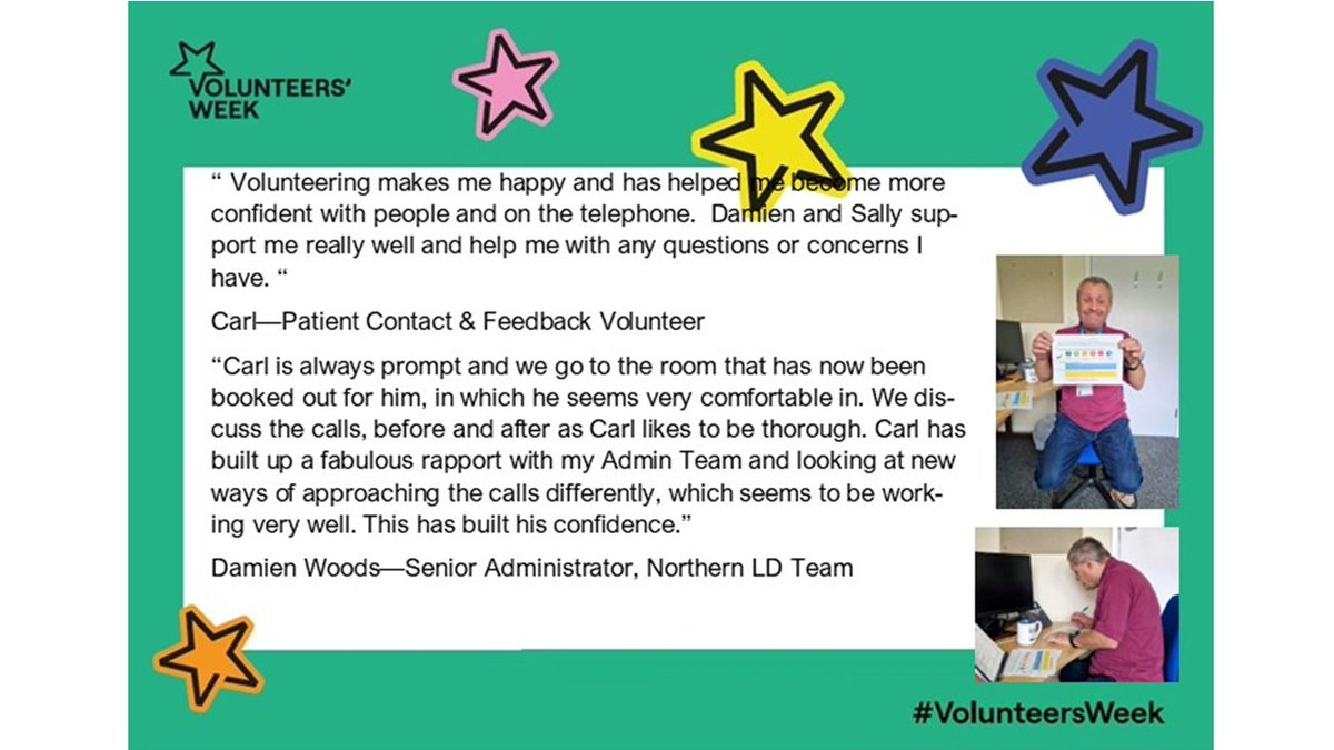 Carl and Damien explain how the support system works for our <a href="/NCHC_NHS/">NCH&C</a> volunteering team. Not only do we regularly support volunteers but we also have social events to give our thanks! These are always well attended and great fun #volunteersweek2025