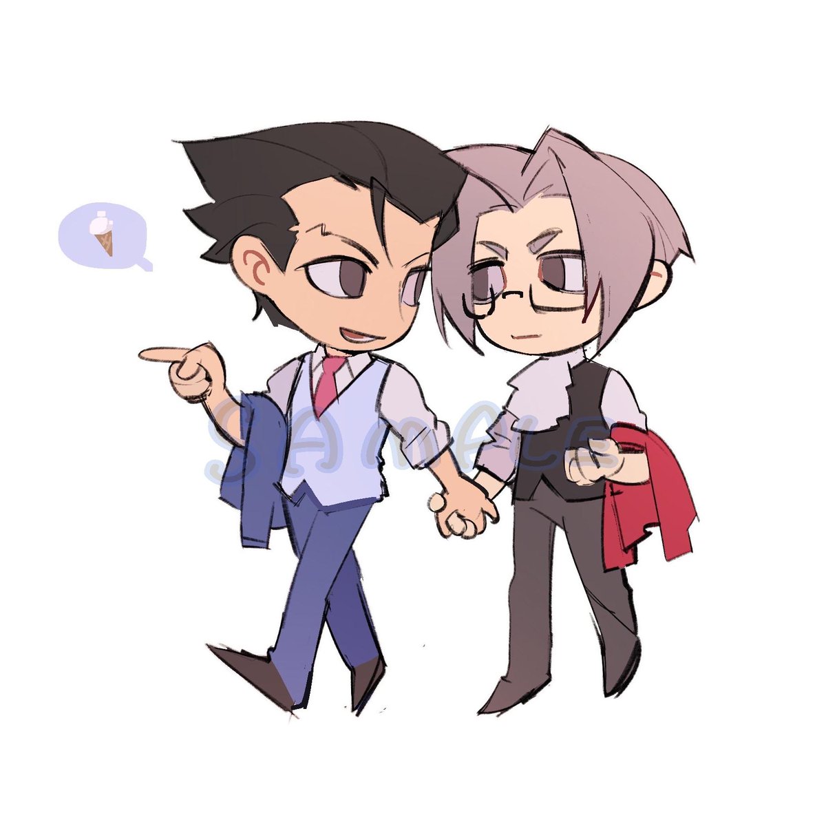 maPLEhmm's tweet image. 【cms】 Art by @/GuzAeolos🩶🥹🫶