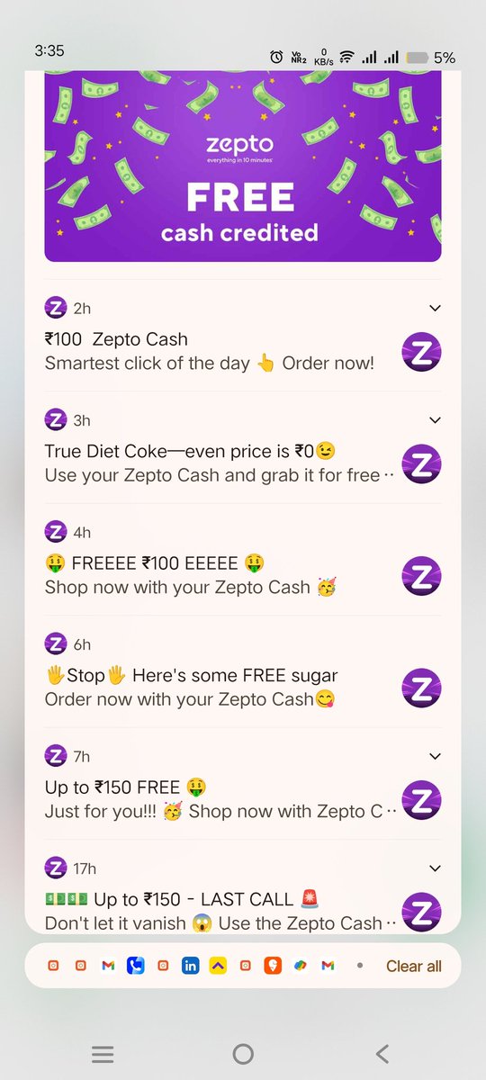 Phulwanism's tweet photo. @ZeptoNow what you doing ??
Answers are awaiting 🙂‍↕️ https://t.co/pIrAvcBm2Z