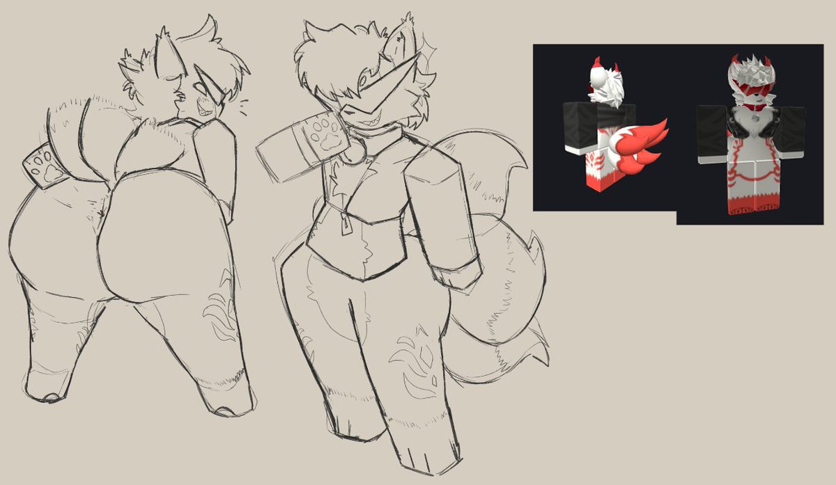 wip but am I cookin with the roblox avatar yall be honest