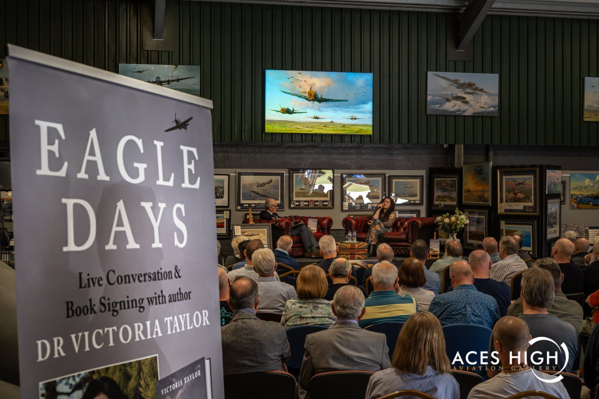 Aces High Gallery (@aceshighgallery) on Twitter photo Huge thanks to <a href="/spitfirefilly/">Dr Victoria Taylor 💛💙✈</a> for the amazing #EagleDays event, hosted wonderfully by @blackauthor yesterday. Brilliant to see so many people engage passionately with the subject matter. Thank you also to everyone who attended and the lovely feedback! 🙌 Huge thanks to <a href="/spitfirefilly/">Dr Victoria Taylor 💛💙✈</a> for the amazing #EagleDays event, hosted wonderfully by @blackauthor yesterday. Brilliant to see so many people engage passionately with the subject matter. Thank you also to everyone who attended and the lovely feedback! 🙌