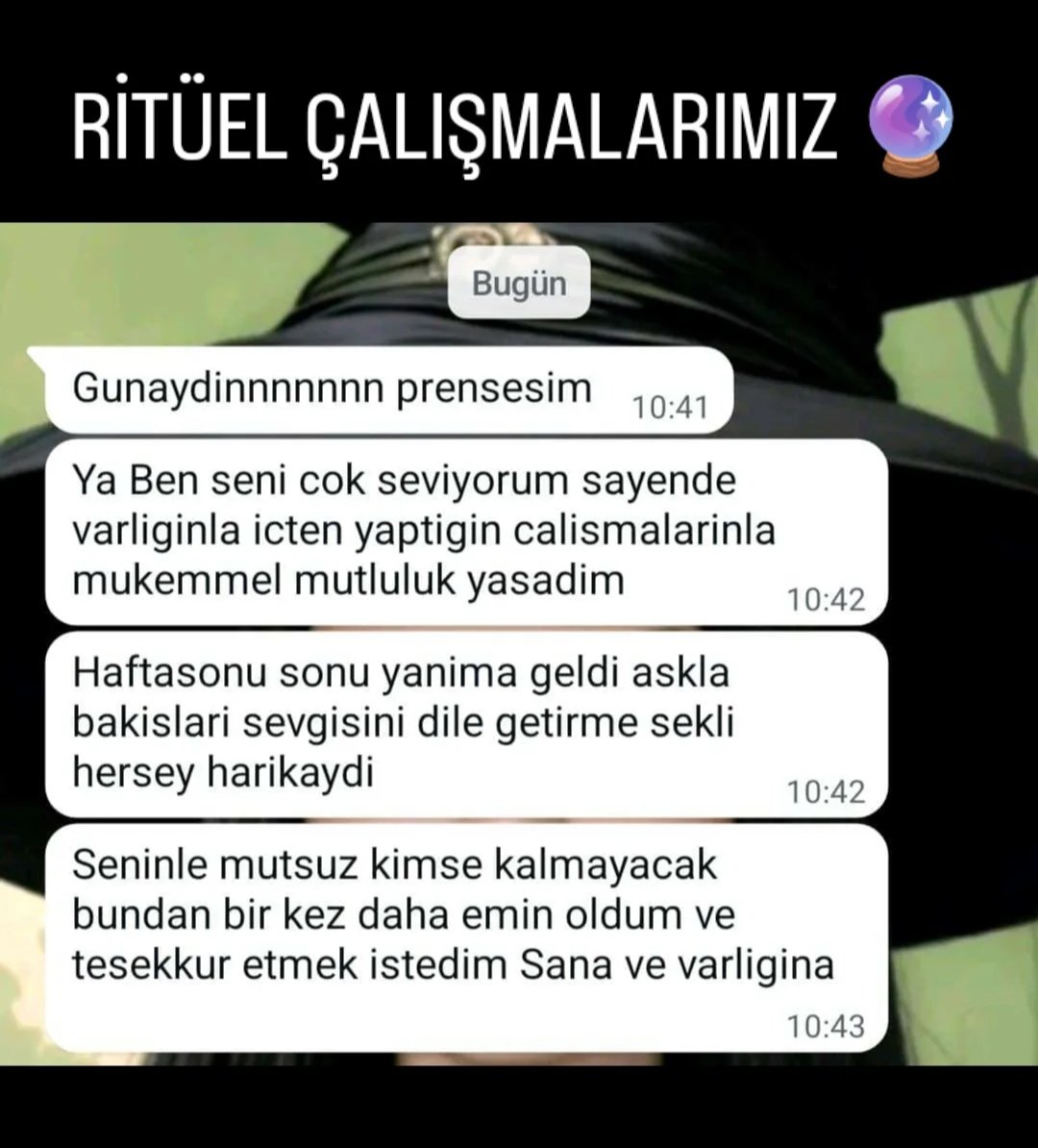 Ritüel Çalışmamızdan ✨