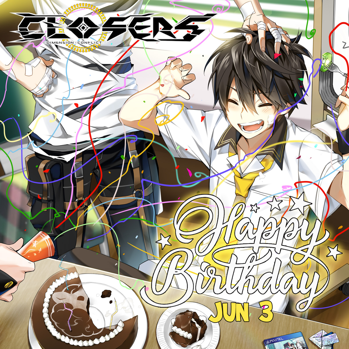 ClosersGame's tweet image. 🎉 Happy Birthday, Seha! 🎉

Our favorite gamer has leveled up today! 🎮

🎁 Log in on June 3 (12:00 AM UTC) to claim a Birthday Gift Box, available once per account and for 24 hours only!
🔗 reurl.cc/7Kv7eb

#HappyBirthday #Seha #ClosersOnline #Closers #Naddic