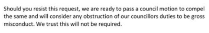 BREAKING: Nigel Farage and Zia Yusuf are threatening  County Councillors with 'gross misconduct' if they do not allow unelected, un-contracted software engineers, analysts and auditors to have access to Kent resident's data!?