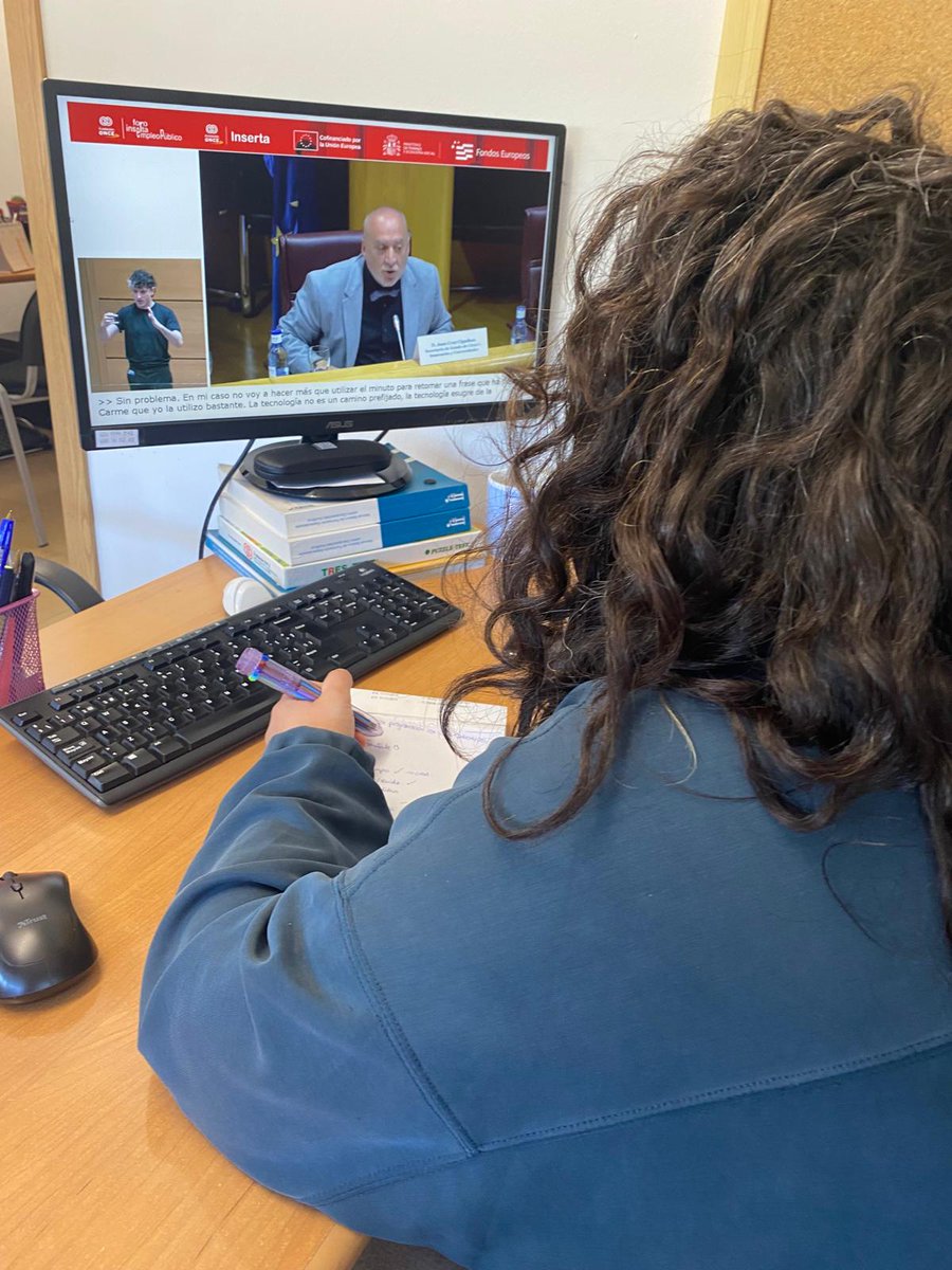 La semana pasada el Servicio de Empleo participó de forma online en la Jornada II Foro Inserta Empleo Público de Fundación ONCE, "Empleo Público y Discapacidad: Promoviendo la Inclusión de Personas con Discapacidad en el Sector Público". 
Mas info: acopros.org/noticia.php?id…