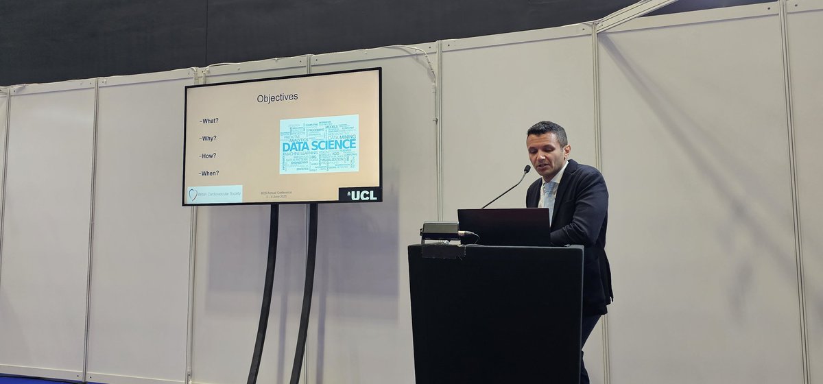 amibanerjee1's tweet image. An excellent overview of how to follow a data science track in cardiology by @dr_mosama. Great to be part of a dedicated session on big data, chaired by Dr Noreena Iqbal at the annual @BritishCardioSo conference. #BCS2025