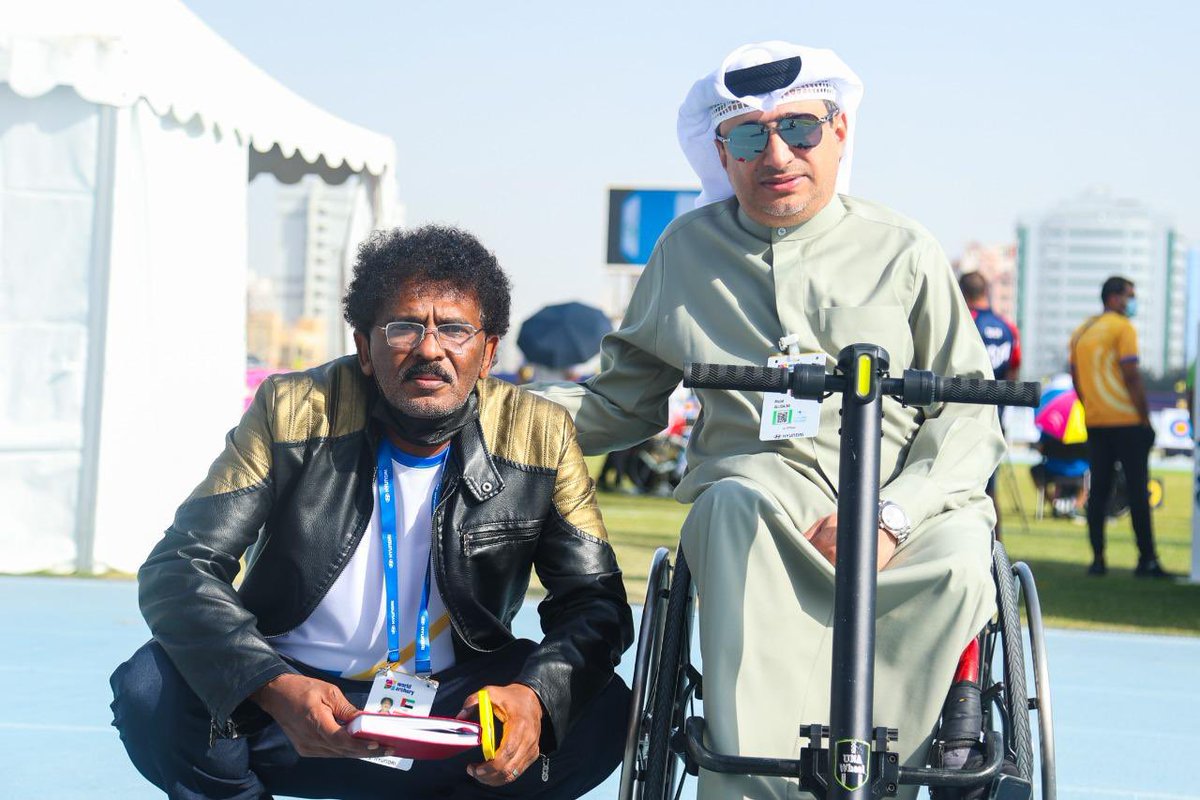 osamaahmedkh's tweet image. يكفيني هذا فخراً " 1 " 
" ربع قرن " مع " أصحاب الهمم " والمسيرة مستمرة إذا في العمر بقية  
أصل الحكاية مع معالي القرقاوي 
بدأت قصتي مع " أصحاب الهمم " عندما كان معالي محمد القرقاوي أميناً لسر اتحاد المعاقين فهو أحد  مؤسسي الاتحاد والذي ترأس بعثة الإمارات خلال مشاركتها في دورة…