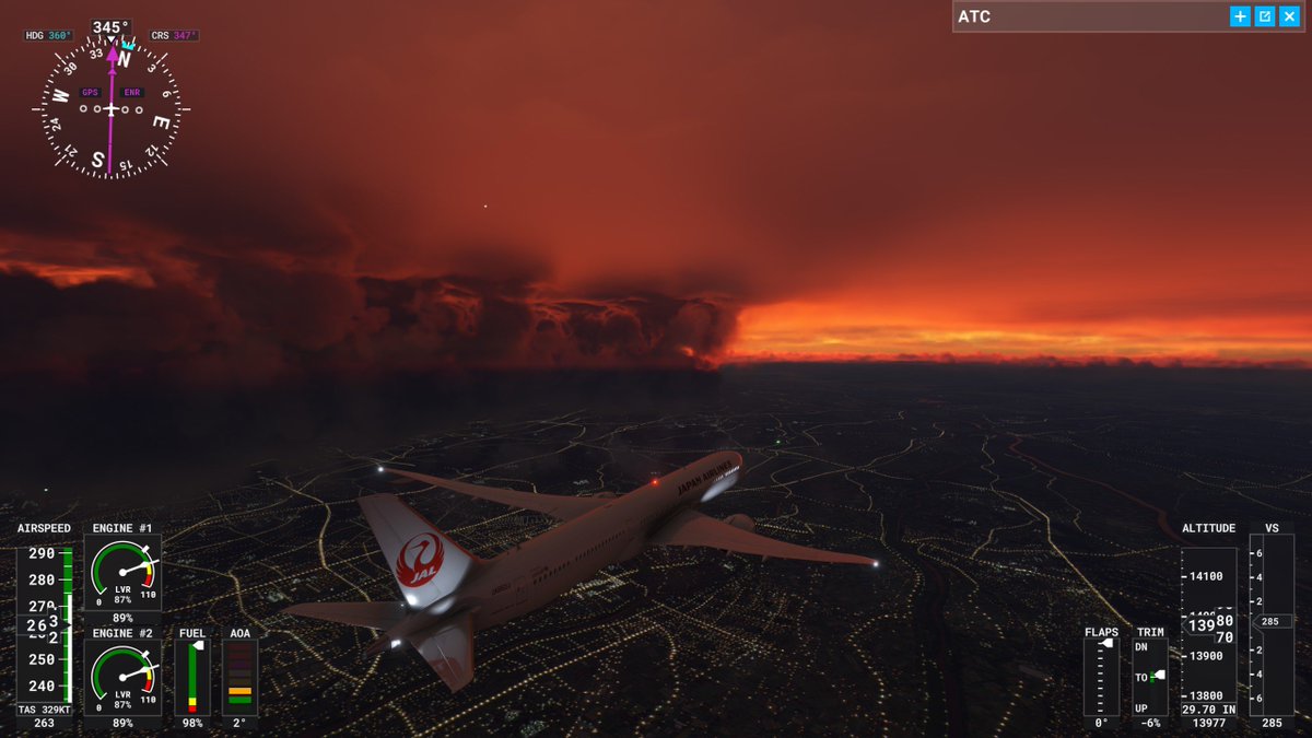 Shiina_zi's tweet image. 今日も🗼が綺麗だな（QNH直すの忘れてたんで、気にしないでください)
#MFS2020