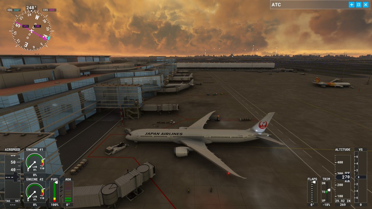 Shiina_zi's tweet image. 今日も🗼が綺麗だな（QNH直すの忘れてたんで、気にしないでください)
#MFS2020