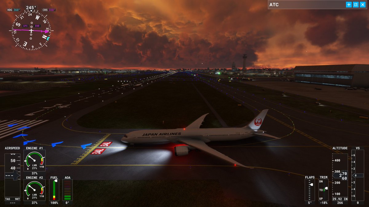 Shiina_zi's tweet image. 今日も🗼が綺麗だな（QNH直すの忘れてたんで、気にしないでください)
#MFS2020