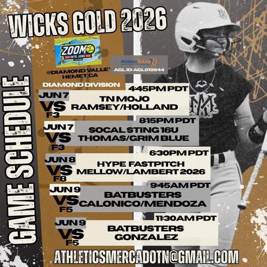 Kelsey Green (@kelsey_green7) on Twitter photo We worked all weekend prepping for Zoom into June! Next stop, Hemet, CA! Let’s GO!!!
<a href="/AMWicksGold2026/">Athletics Mercado 16U Gold - Wicks</a> <a href="/JoeGuth08812179/">Joe Guthrie</a> <a href="/bscc_softball/">Bevill Softball</a> <a href="/SoftballCalhoun/">Calhoun Softball</a> <a href="/Acozart44/">Ashley Cozart</a> <a href="/Coach_Ricketts/">Samantha Ricketts</a> <a href="/MrCoachTbratt/">Tyler Bratton, M.S.</a> <a href="/CoachFrankReed/">Frank Reed</a> <a href="/TheUncommitted0/">The Uncommitted</a> We worked all weekend prepping for Zoom into June! Next stop, Hemet, CA! Let’s GO!!!
<a href="/AMWicksGold2026/">Athletics Mercado 16U Gold - Wicks</a> <a href="/JoeGuth08812179/">Joe Guthrie</a> <a href="/bscc_softball/">Bevill Softball</a> <a href="/SoftballCalhoun/">Calhoun Softball</a> <a href="/Acozart44/">Ashley Cozart</a> <a href="/Coach_Ricketts/">Samantha Ricketts</a> <a href="/MrCoachTbratt/">Tyler Bratton, M.S.</a> <a href="/CoachFrankReed/">Frank Reed</a> <a href="/TheUncommitted0/">The Uncommitted</a>
