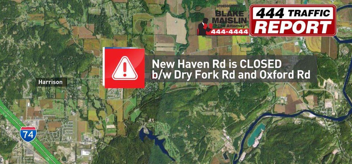 Jen Dalton (@jendalton12) on Twitter photo New Haven Rd is CLOSED b/w Dry Fork and Oxford Rd b/c of this crash <a href="/Local12/">Local 12/WKRC-TV</a> local12.com/news/local/mot… New Haven Rd is CLOSED b/w Dry Fork and Oxford Rd b/c of this crash <a href="/Local12/">Local 12/WKRC-TV</a> local12.com/news/local/mot…