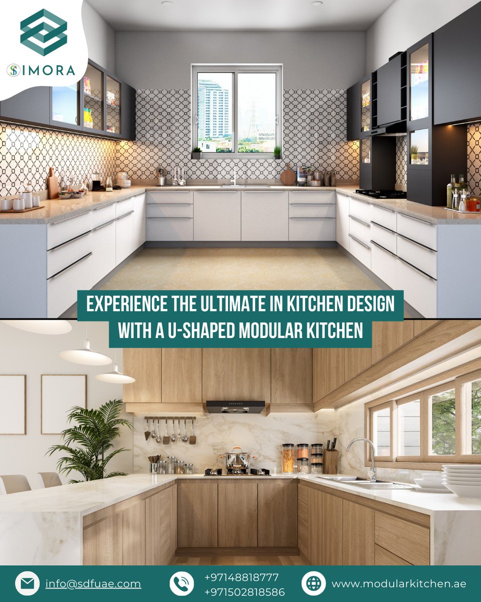modularkitchen_'s tweet image. Elevate your culinary experience with a U-shaped modular kitchen that perfectly blends innovation and elegance for your dream home.

Visit us: modularkitchen.ae

#InnovativeKitchen #ModularLiving #KitchenInspiration #USapedDesign #HomeUpgrade #ContemporaryKitchen