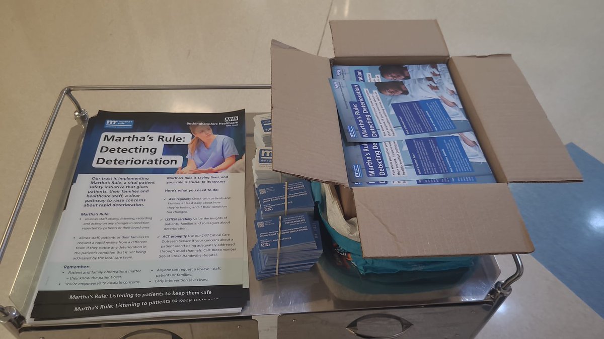 BHTQI (@bhtqi) on Twitter photo Delivering materials to support Martha’s rule on the wards today <a href="/BucksHealthcare/">Buckinghamshire Healthcare NHS Trust</a> Delivering materials to support Martha’s rule on the wards today <a href="/BucksHealthcare/">Buckinghamshire Healthcare NHS Trust</a>