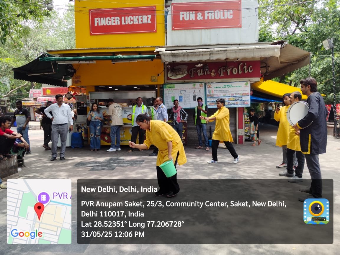 Swachh Survekshan MCD (@sbm_mcd) on Twitter photo The MCD-SSIPL IEC Team, under the guidance of <a href="/DCSOUTHZONE/">Deputy Commissioner,South Zone</a> , Awareness through street play rwaste segregation at source and sensitized shopkeepers to reduce Single use plastic life at Anupam PVR Market, Saket.
#EndPlasticPollution
<a href="/LtGovDelhi/">LG Delhi</a>
<a href="/RajaiqbalSingh3/">Raja Iqbal Singh</a>
<a href="/AshwaniKumar_92/">Ashwani Kumar</a> The MCD-SSIPL IEC Team, under the guidance of <a href="/DCSOUTHZONE/">Deputy Commissioner,South Zone</a> , Awareness through street play rwaste segregation at source and sensitized shopkeepers to reduce Single use plastic life at Anupam PVR Market, Saket.
#EndPlasticPollution
<a href="/LtGovDelhi/">LG Delhi</a>
<a href="/RajaiqbalSingh3/">Raja Iqbal Singh</a>
<a href="/AshwaniKumar_92/">Ashwani Kumar</a>