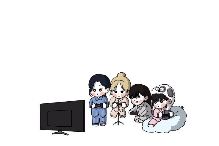 this cute aespa fanarts 🥺🤏