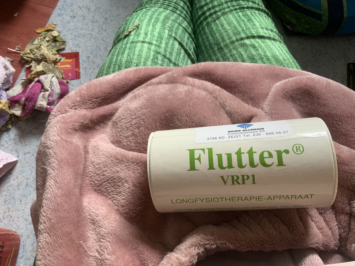 Mijn medische flutter voor taai slijm ook gevonden gelukkig .