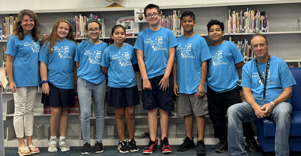 Help us congratulate this amazing team!  Six fifth graders, along with Mr. and Mrs. Stormfeltz, took part in Lee County School’s Battle of the Books competition Friday.  These students were thrilled to make it to the finals and ultimately place fourth.  Way to go!!!!