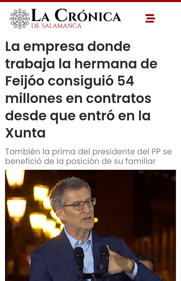 josKsan's tweet image. Esto lo ha conseguido un tipejo gracias a sus chanchullos. @NunezFeijoo utiliza la política para negocios familiares y propios. Tira de hemeroteca y verás. Jamás hará políticas para ti y los tuyos, ni él, ni el @ppopular. La #Justicia ha dicho que es una mafia organizada #BotAPP.
