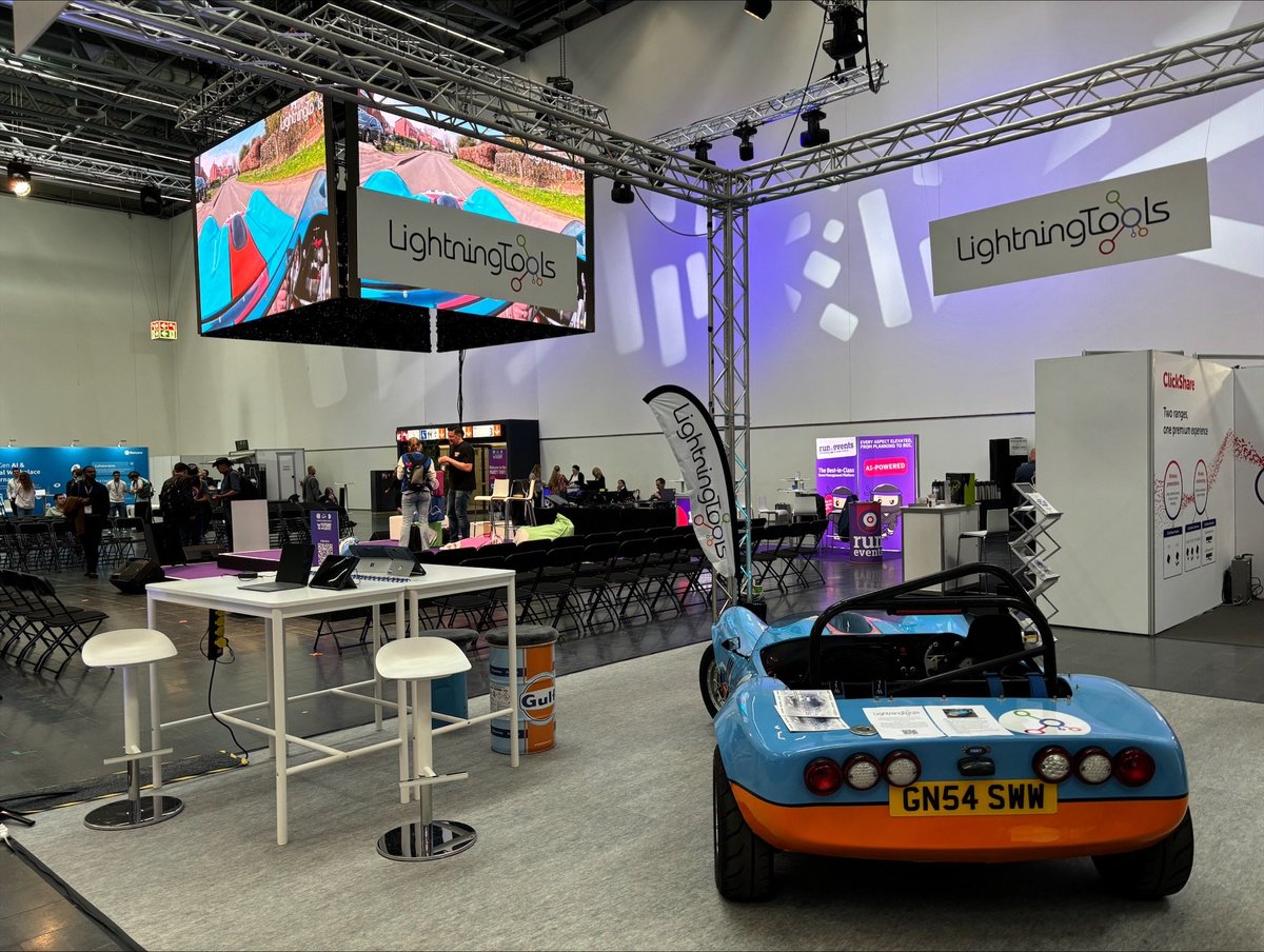 Congratulations to Tim Langens who won our raffle prize, and to Marius Oekenpoehler for setting the fastest lap on our F1 sim. Thanks to everyone who stopped by the booth, took part in games, drooled over the car, and got scanned at last week's CollabSummit #ecs25 #communityrocks