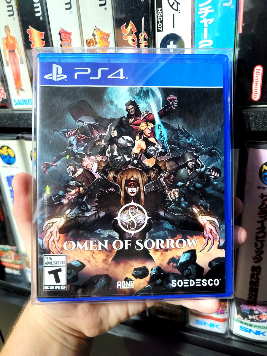 dark_RY0's tweet photo. Uma capa de jogo por dia 255.

Omen of Sorrow, Playstation 4, 2018.
AOne Games.

#OmenofSorrow
#AOneGames
#Playstation4 https://t.co/Q3ZtDQm26T
