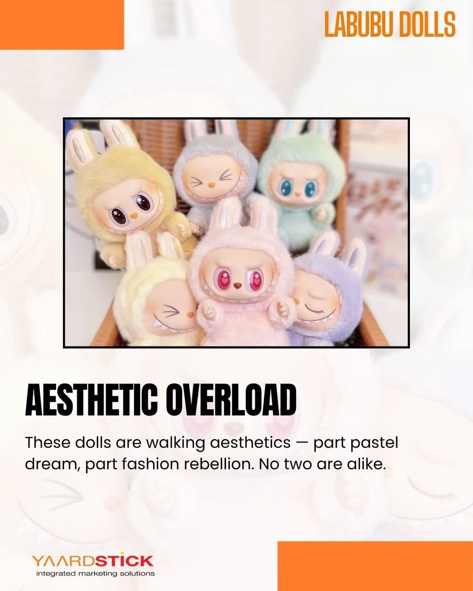 YardstickMM's tweet photo. Labubu Craze: When Pop Culture Meets Brand Virality!

The mischievous elf is turning fashionistas into collectors and collectors into fanatics.

This isn’t just merch, it’s a movement.

#TheYardstickEffect #YardstickDigital #YardstickMarketing https://t.co/0o5IETDKvh